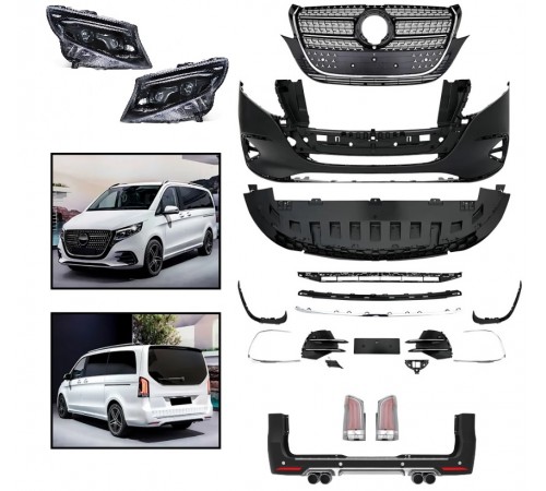 V Class W447 LIFT AMG  apdailos komplektas 2024+